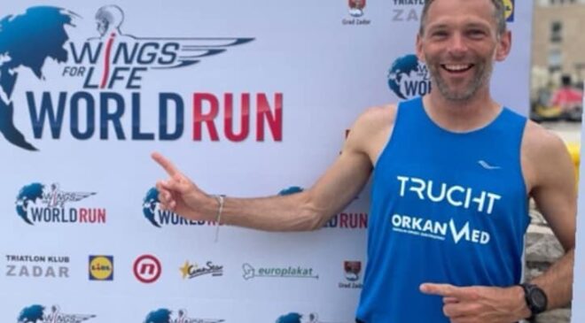 Tomasz Osmulski wygrywa Wings for Life World Run w Chorwacji
